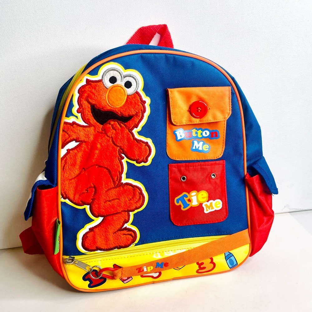 Sesame Street teach me Elmo Childrens Backpack